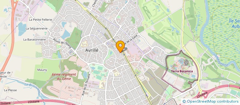 localisation de l'entreprise ANJOU AUDITION à AVRILLE