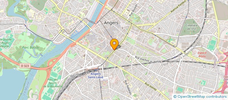 localisation de l'entreprise ANJOU BIOGNV à ANGERS