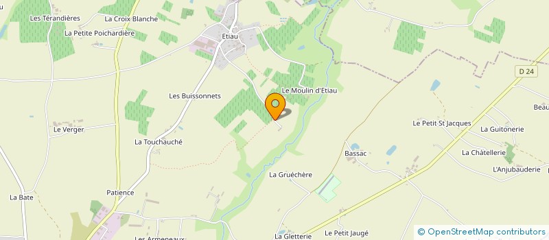 localisation de l'entreprise ANJOU BOIS D'ALLUMAGE  CHEMILLE-EN-ANJOU