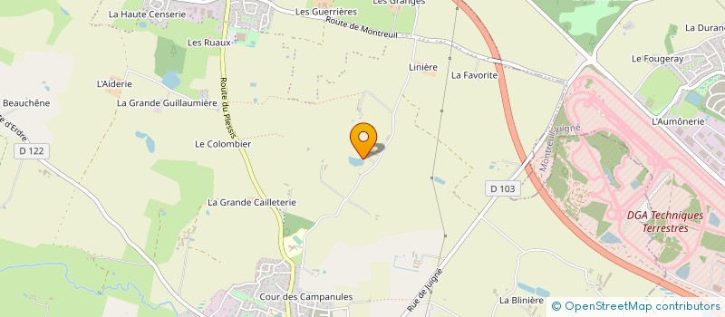 localisation de l'entreprise ANJOU-BREIZH à LONGUENEE-EN-ANJOU