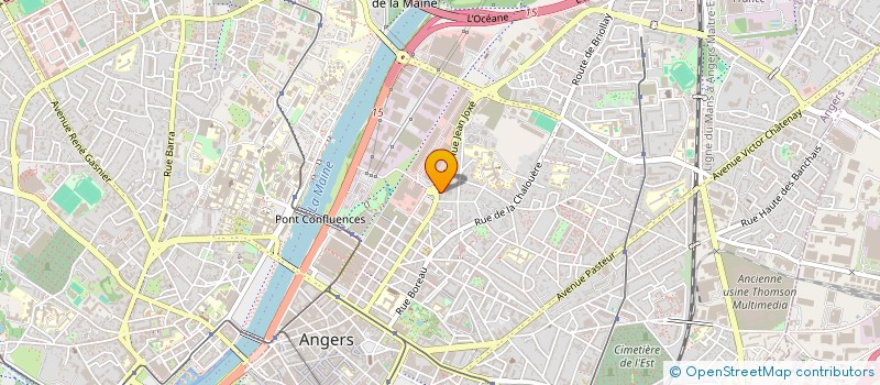 localisation de l'entreprise ANJOU CHR EQUIPEMENT à ANGERS