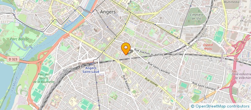 localisation de l'entreprise ANJOU CLIC  ANGERS