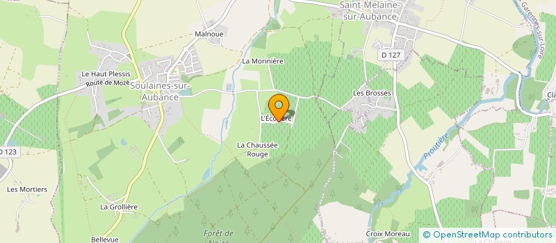 localisation de l'entreprise ANJOU CONSTRUCTIONS RENOVATIONS  SOULAINES-SUR-AUBANCE