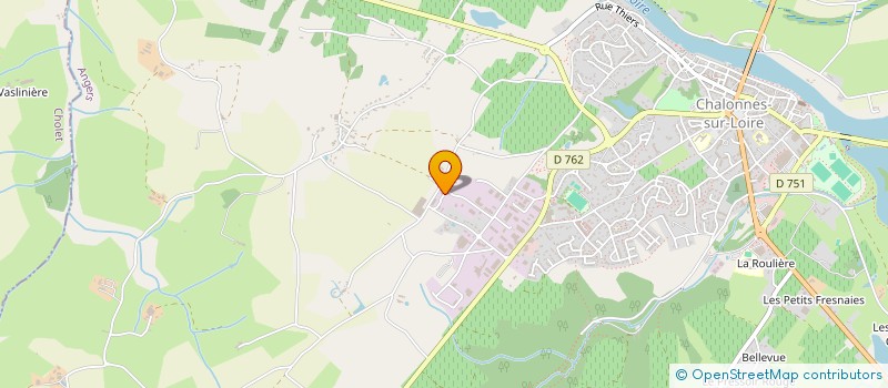 localisation de l'entreprise ANJOU CREATION AGENCEMENT à CHALONNES-SUR-LOIRE