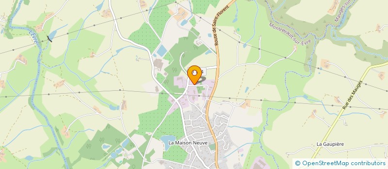 localisation de l'entreprise ANJOU DECOLLETAGE à MAUGES-SUR-LOIRE