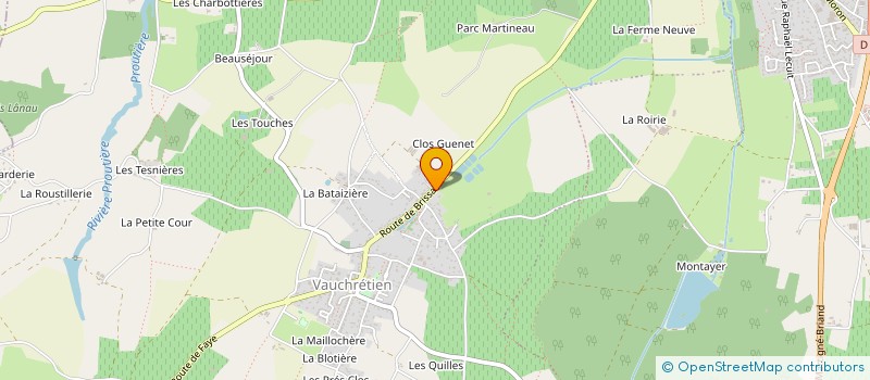 localisation de l'entreprise ANJOU DISTRIBUTION NATIONALE TRANSPORTS  LES GARENNES SUR LOIRE