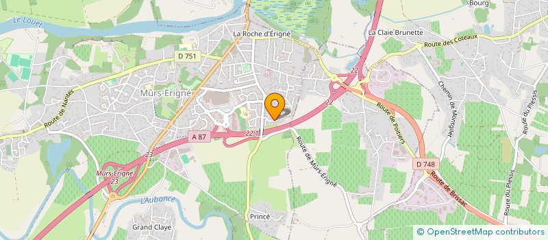 localisation de l'entreprise ANJOU DRONE à MURS-ERIGNE