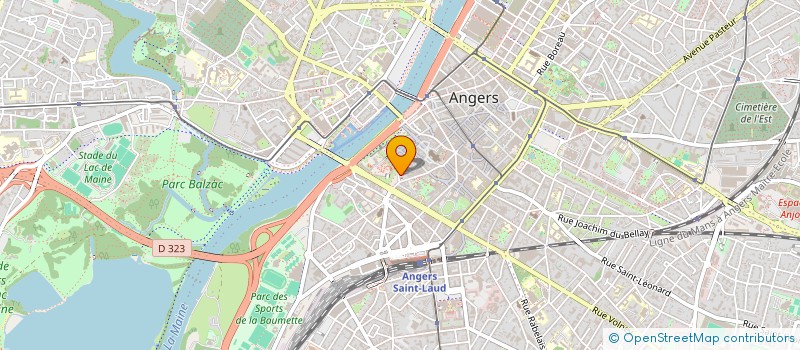 localisation de l'entreprise ANJOU EXPERT SERRURE à ANGERS