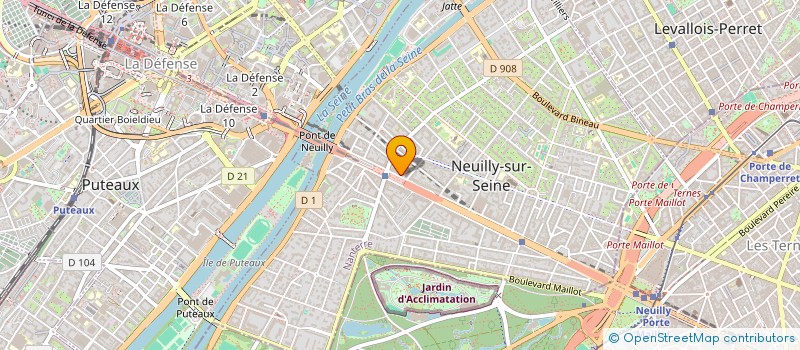 localisation de l'entreprise ANJOU FINANCE SAS à NEUILLY-SUR-SEINE