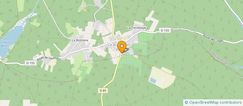 localisation de l'entreprise ANJOU FRAMBOISES à LA BREILLE-LES-PINS