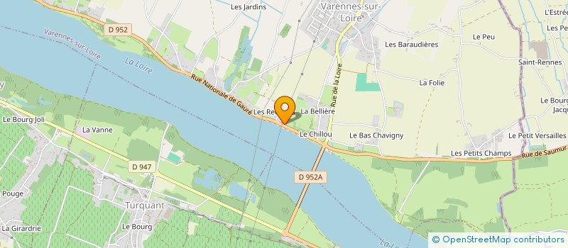 localisation de l'entreprise ANJOU FROID à VARENNES-SUR-LOIRE