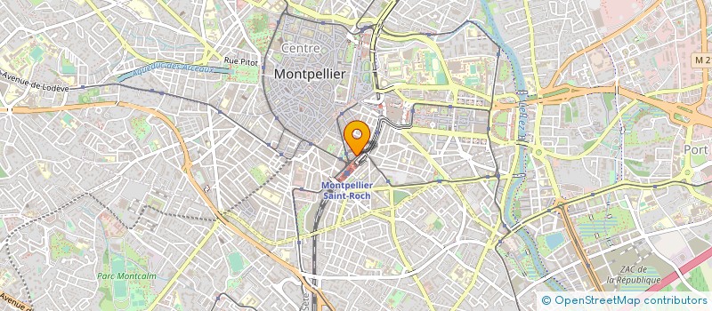 localisation de l'entreprise ANJOU HOTEL SA à MONTPELLIER