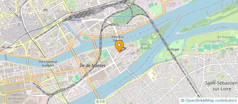 localisation de l'entreprise ANJOU IMMO ECO  NANTES
