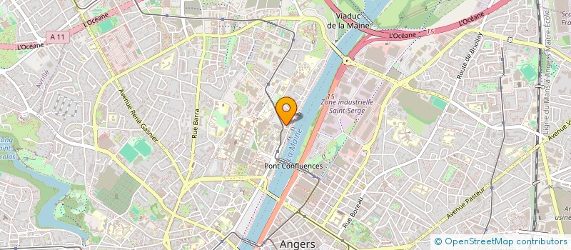 localisation de l'entreprise ANJOU INVEST à ANGERS