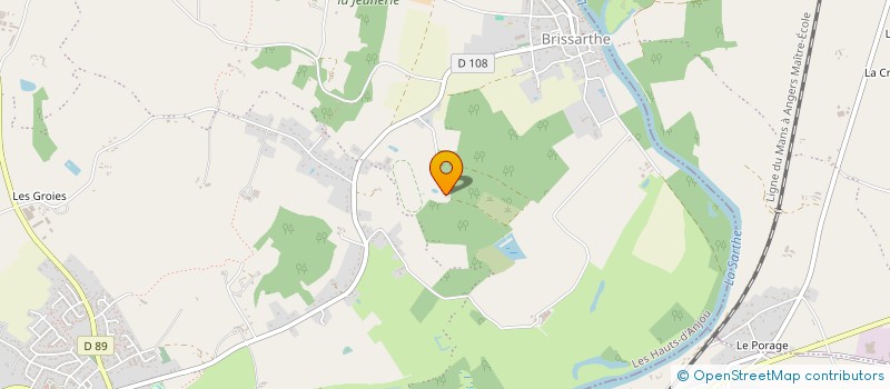 localisation de l'entreprise ANJOU JOINTS à LES HAUTS-D'ANJOU