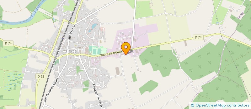 localisation de l'entreprise ANJOU LOIR ET SARTHE à TIERCE