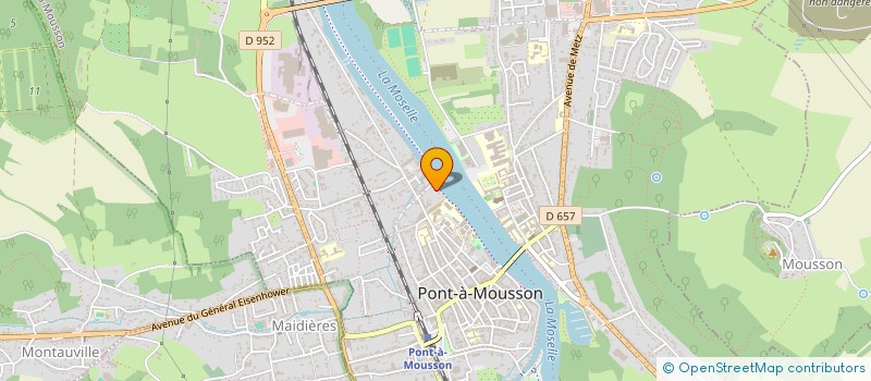 localisation de l'entreprise ANJOU LORRAINE  PONT-A-MOUSSON