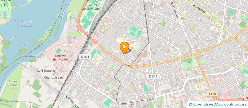 localisation de l'entreprise ANJOU MADAGASCAR à ANGERS