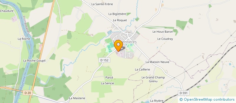 localisation de l'entreprise ANJOU MAINE CEREALES à CHATEAU-GONTIER-SUR-MAYENNE