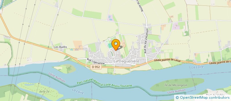 localisation de l'entreprise ANJOU MARQUAGE à LOIRE-AUTHION