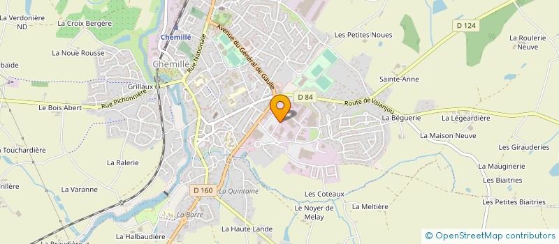 localisation de l'entreprise ANJOU MECA à CHEMILLE-EN-ANJOU