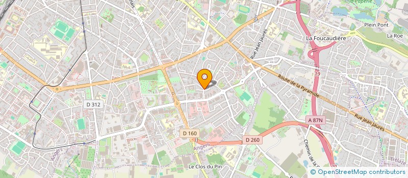 localisation de l'entreprise ANJOU MULTIMEDIA SERVICES  ANGERS