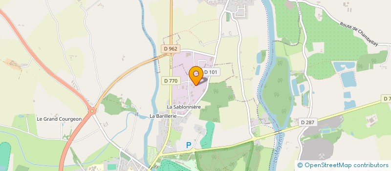 localisation de l'entreprise ANJOU NAUTIC  LE LION D'ANGERS