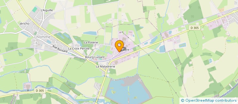 localisation de l'entreprise ANJOU NEGOCE à LA CHARTRE-SUR-LE-LOIR
