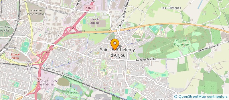 localisation de l'entreprise ANJOU NET à SAINT-BARTHELEMY-D'ANJOU