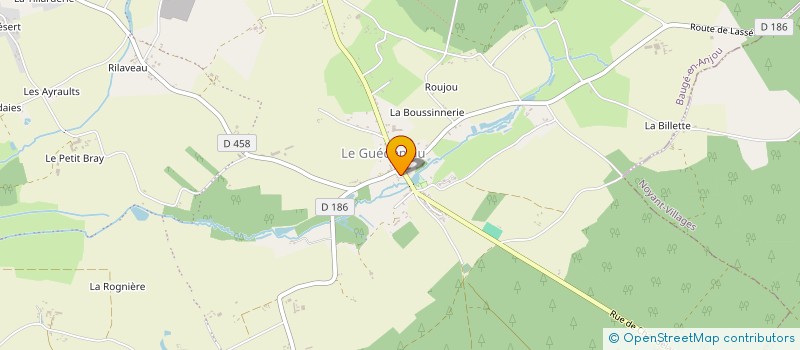 localisation de l'entreprise ANJOU NOISETTES à BAUGE-EN-ANJOU