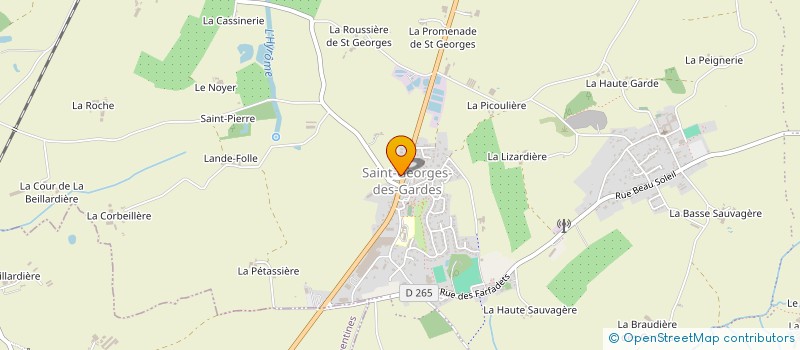 localisation de l'entreprise ANJOU OUVERTURE à CHEMILLE-EN-ANJOU