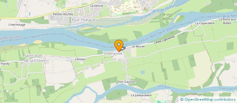 localisation de l'entreprise ANJOU PANEL  SAINT-JEAN-DE-LA-CROIX