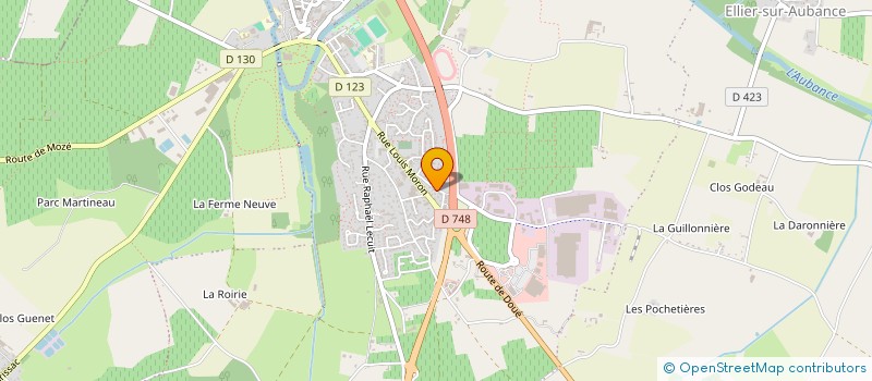 localisation de l'entreprise ANJOU PLEIN AIR à LES GARENNES SUR LOIRE