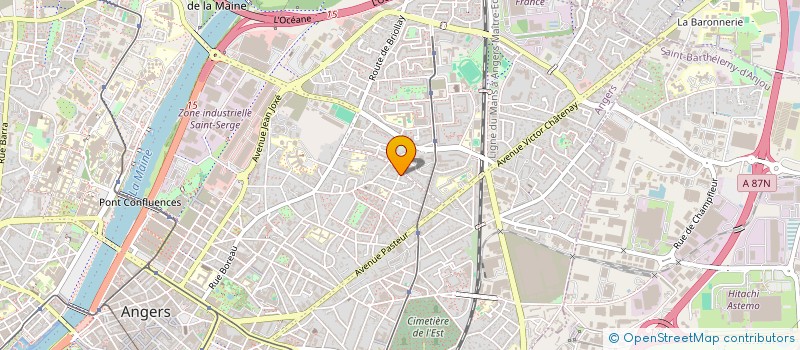 localisation de l'entreprise ANJOU QUEBEC à ANGERS