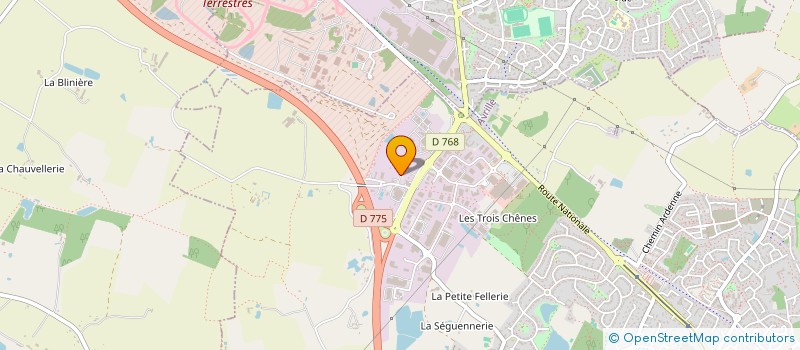 localisation de l'entreprise ANJOU SCOOT OCCAZ à AVRILLE