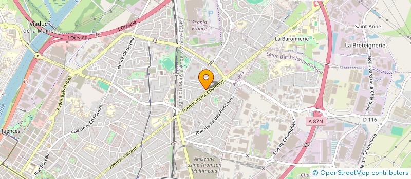 localisation de l'entreprise ANJOU SECURITE GRAND OUEST à ANGERS