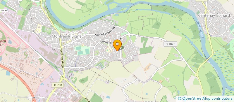 localisation de l'entreprise ANJOU SERRES SERVICES à MONTREUIL-JUIGNE