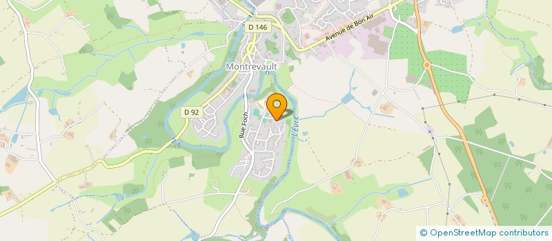 localisation de l'entreprise ANJOU TERRASSEMENTS à MAUGES-SUR-LOIRE