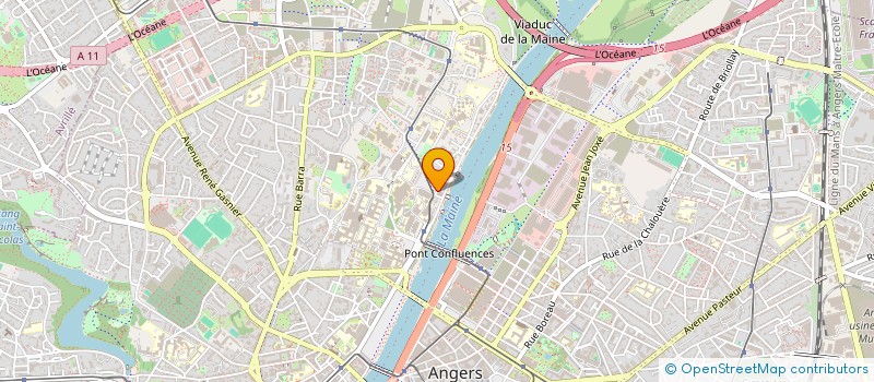 localisation de l'entreprise ANJOU THANATOPRAXIE à ANGERS