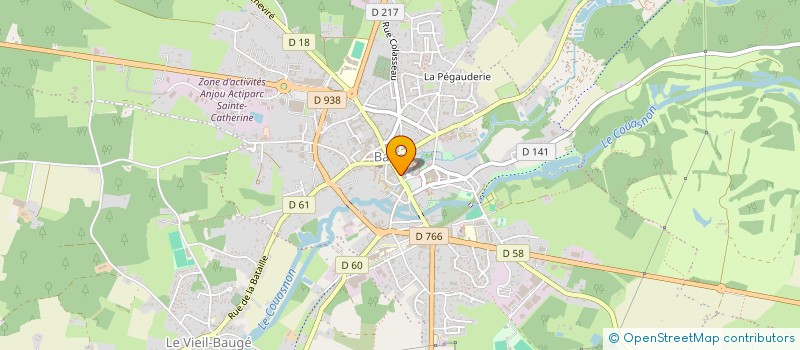 localisation de l'entreprise ANJOU'TIC à BAUGE-EN-ANJOU
