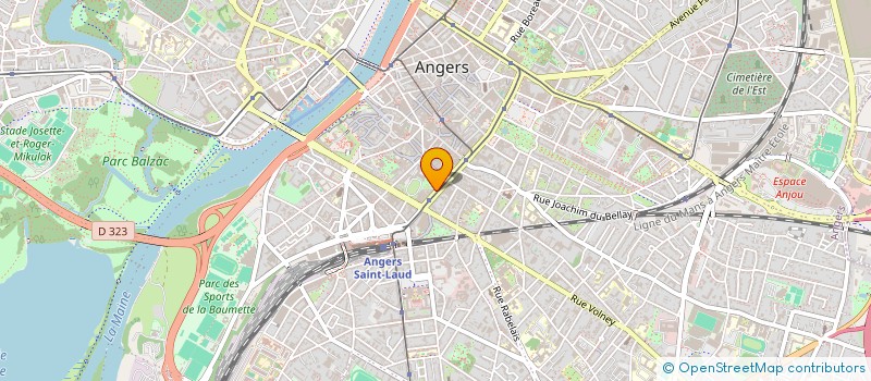 localisation de l'entreprise ANJOU TOURISME à ANGERS