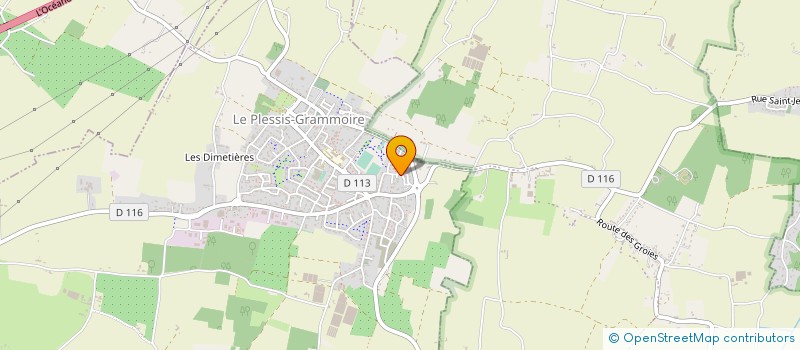 localisation de l'entreprise ANJOU TRANSPORT MARIE  LE PLESSIS-GRAMMOIRE