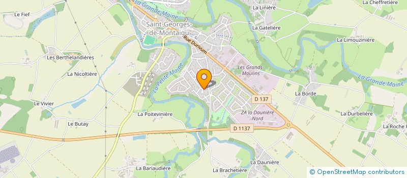 localisation de l'entreprise ANJOU - VENDEE SERVICES à MONTAIGU-VENDEE