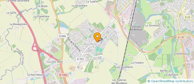 localisation de l'entreprise ANJOU VENDEE VIANDES à MONTAIGU-VENDEE