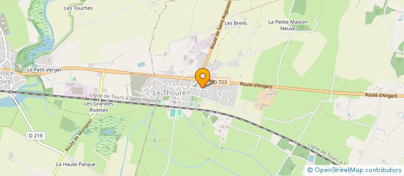 localisation de l'entreprise ANJOU VP ESCORTE  SAINT-GERMAIN-DES-PRES