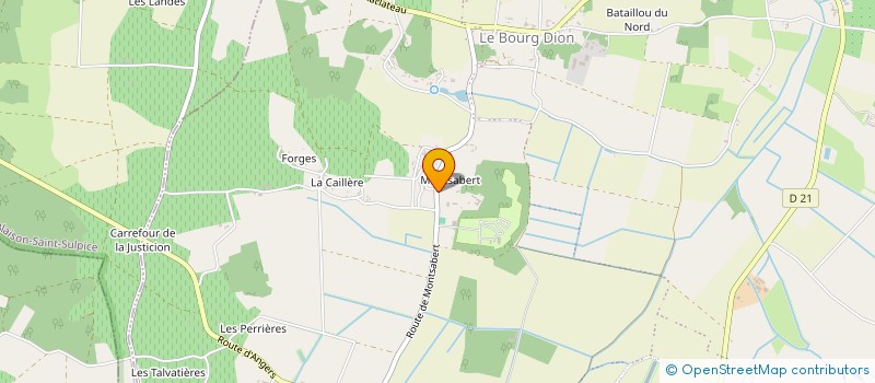 localisation de l'entreprise ANJOUCAMP à BRISSAC LOIRE AUBANCE