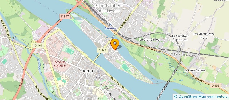 localisation de l'entreprise ANJOURAID à SAUMUR