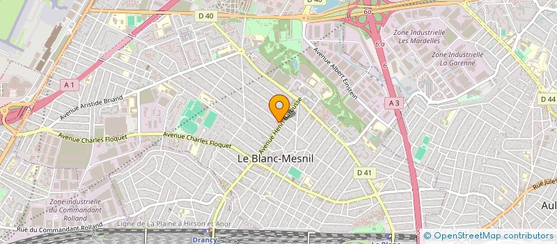 localisation de l'entreprise ANJOY SOLUTION à LE BLANC-MESNIL