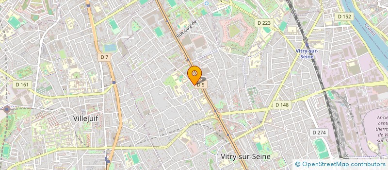localisation de l'entreprise ANJU IMMO  VITRY-SUR-SEINE