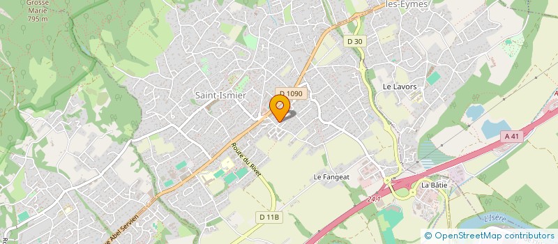 localisation de l'entreprise ANJUARCA 2  SAINT-ISMIER